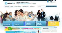 Desktop Screenshot of escuela20.com